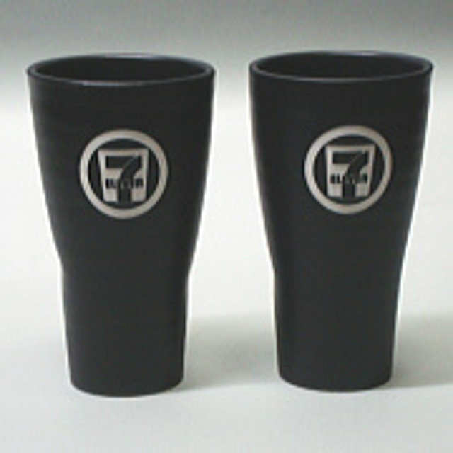陶磁器フリーカップ・ロゴ