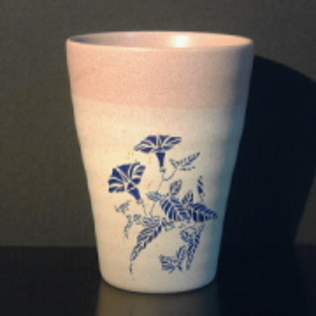 陶器フリーカップ・アサガオ