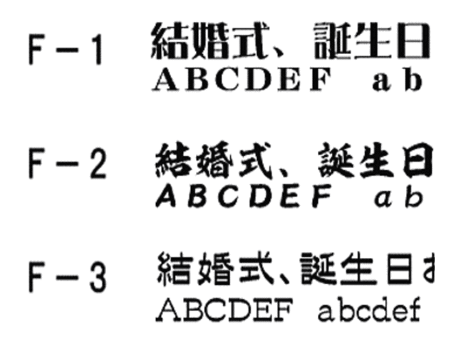 和文字書体